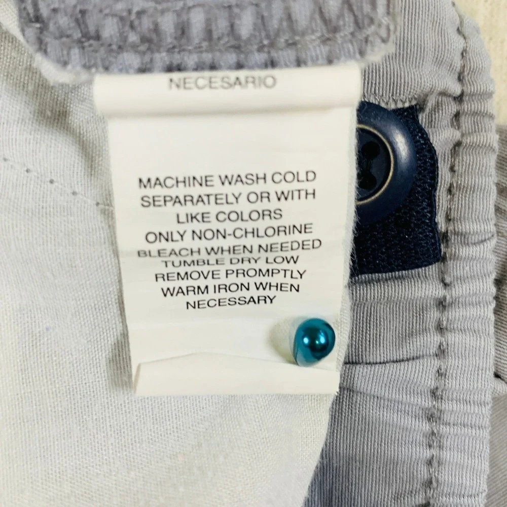 The Children's Place Cargo Joggers Pants BIG BOY Size 14 Gray Adjustable‎ Waist